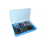 Набор с платой Arduino-совместимой и инструкцией большой (15 проектов) синий кейс
